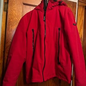 Red Calvin Klein Women’s winter jacket